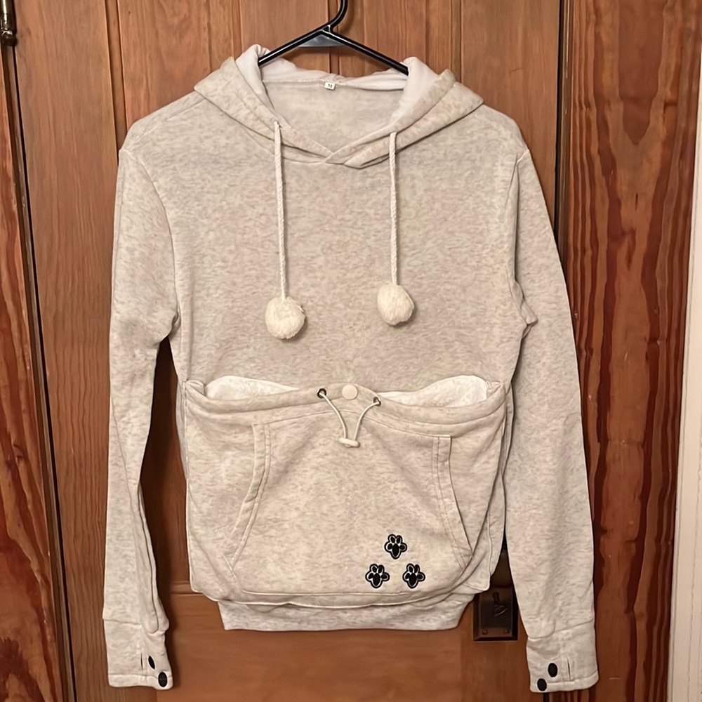 Gray Kitty Sweatshirt